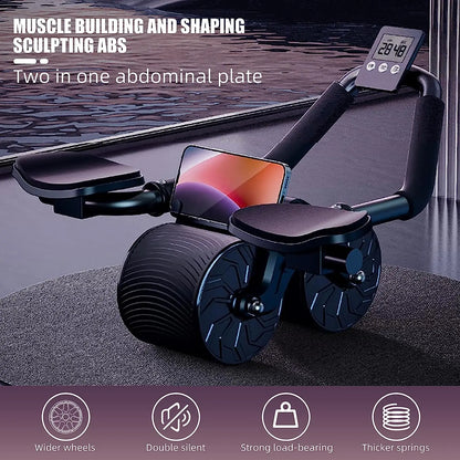 Elbow Support Automatic Abdominal Wheel